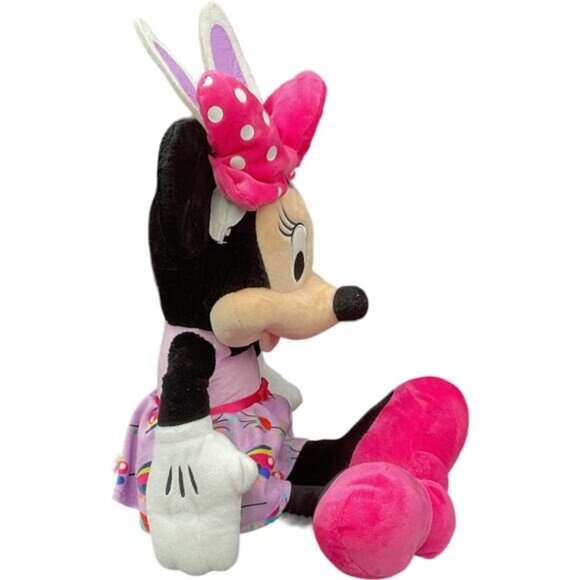 Disney Minnie Mouse Plush Doll 21" Pink Bow & Dress Polyester - Picture 4 of 6